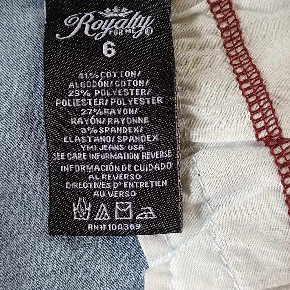Royalty Jeans Womens 6 Blue WP976025 Skinny Medium Wash Stretch Denim