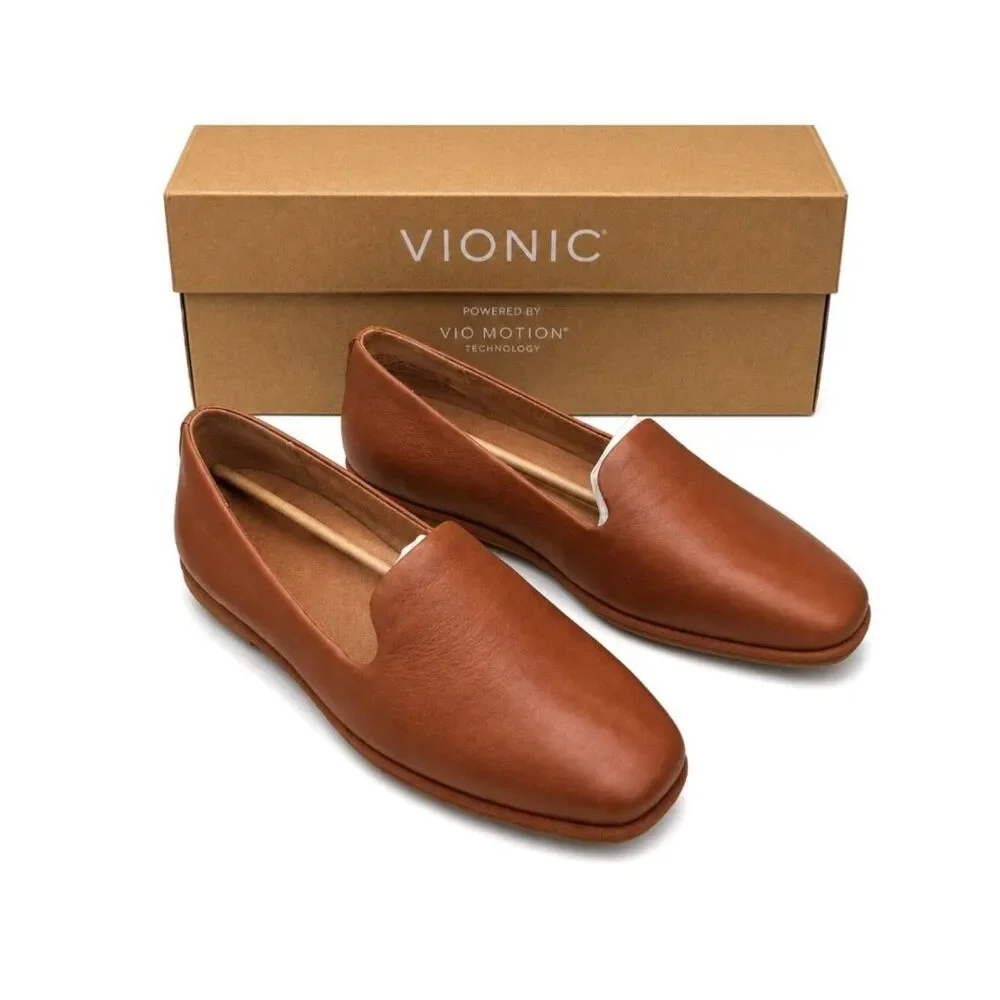 Vionic smooth tan