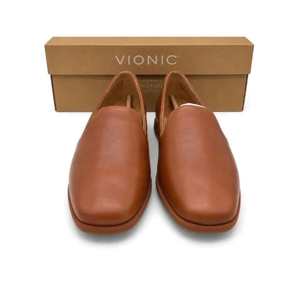 Vionic smooth tan