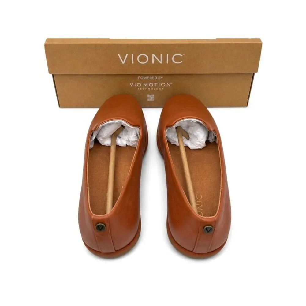 Vionic smooth tan