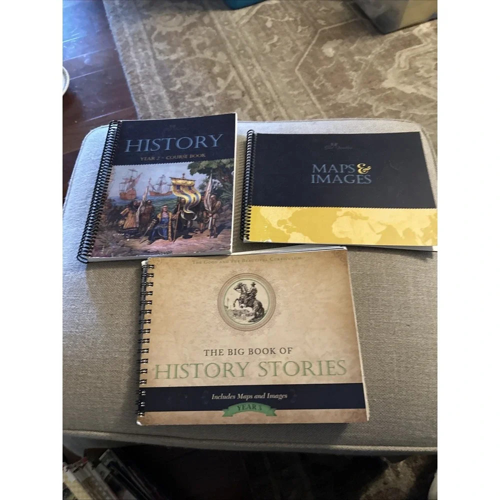 The Good And The Beautiful History Year 2 3 Set with maps book