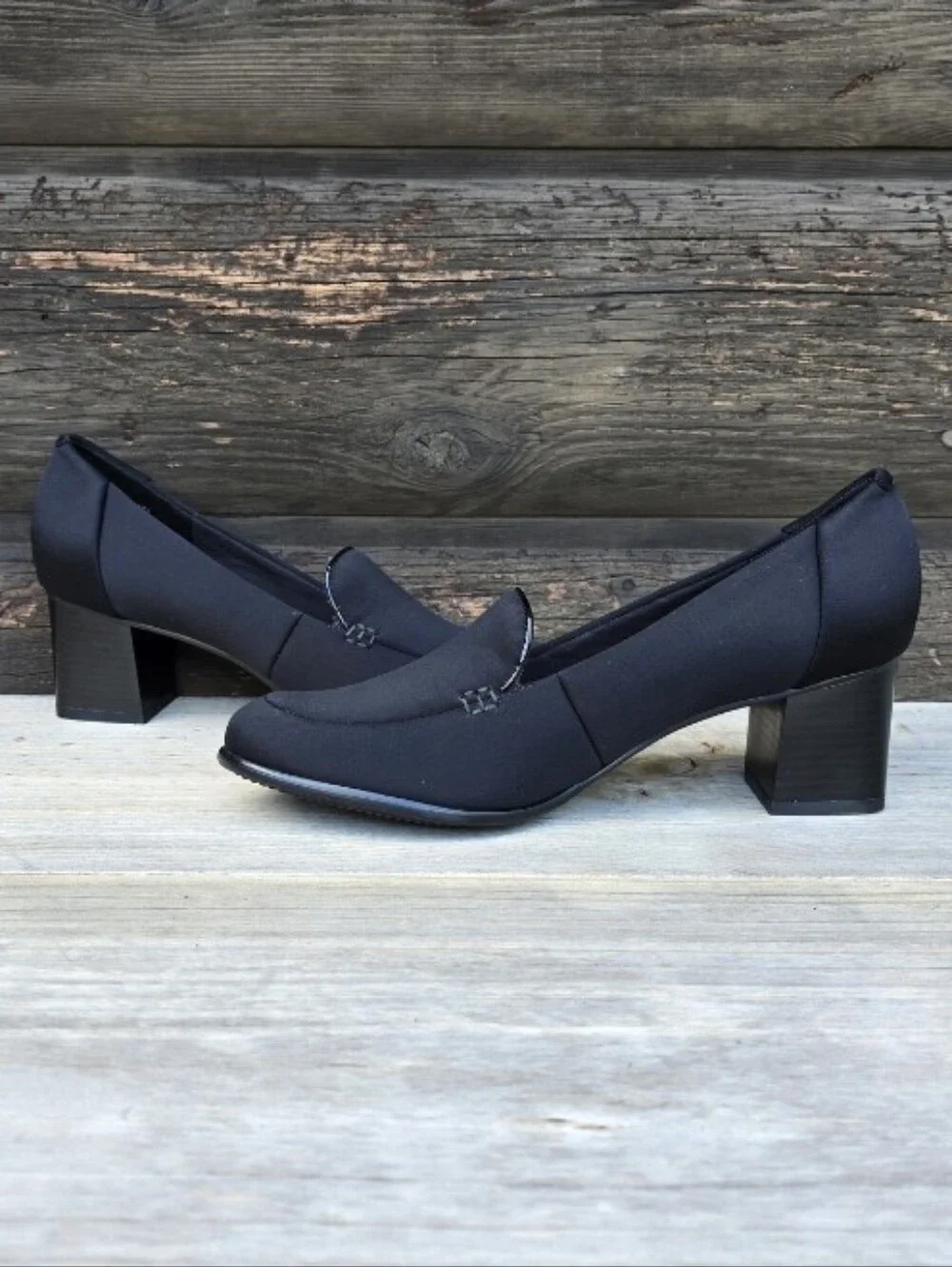 Trotters NEW Quincy 90s Office Siren Block Heel Comfort Heeled Loafer Pumps 9.5N