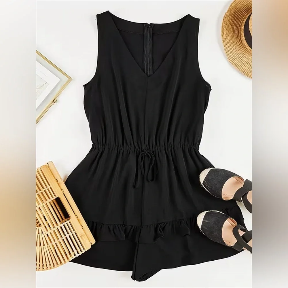 N/A flowy black
