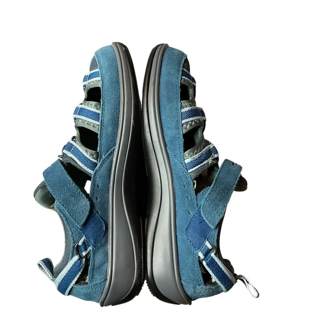 Orthofeet Naples Women's Two-way Strap Round Toe Fisherman Sandals‎ Size 12 Wide