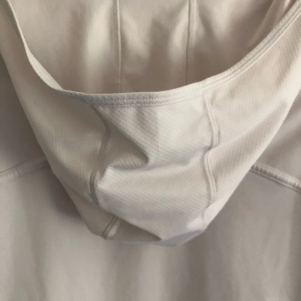 Athleta Girl Jacket Stunner Shade White Multicolored Zipper Size Large 12