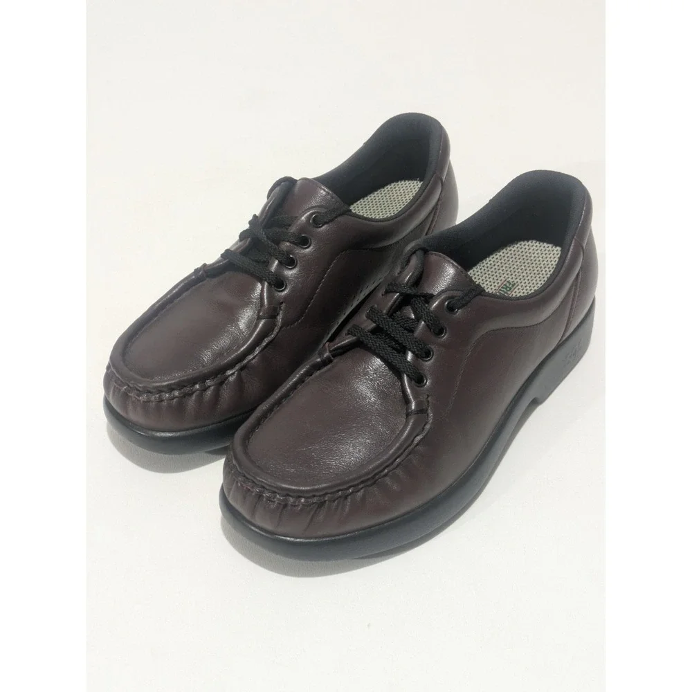 SAS Women's Take Time Lace Up‎ Loafer, Black, 6.5