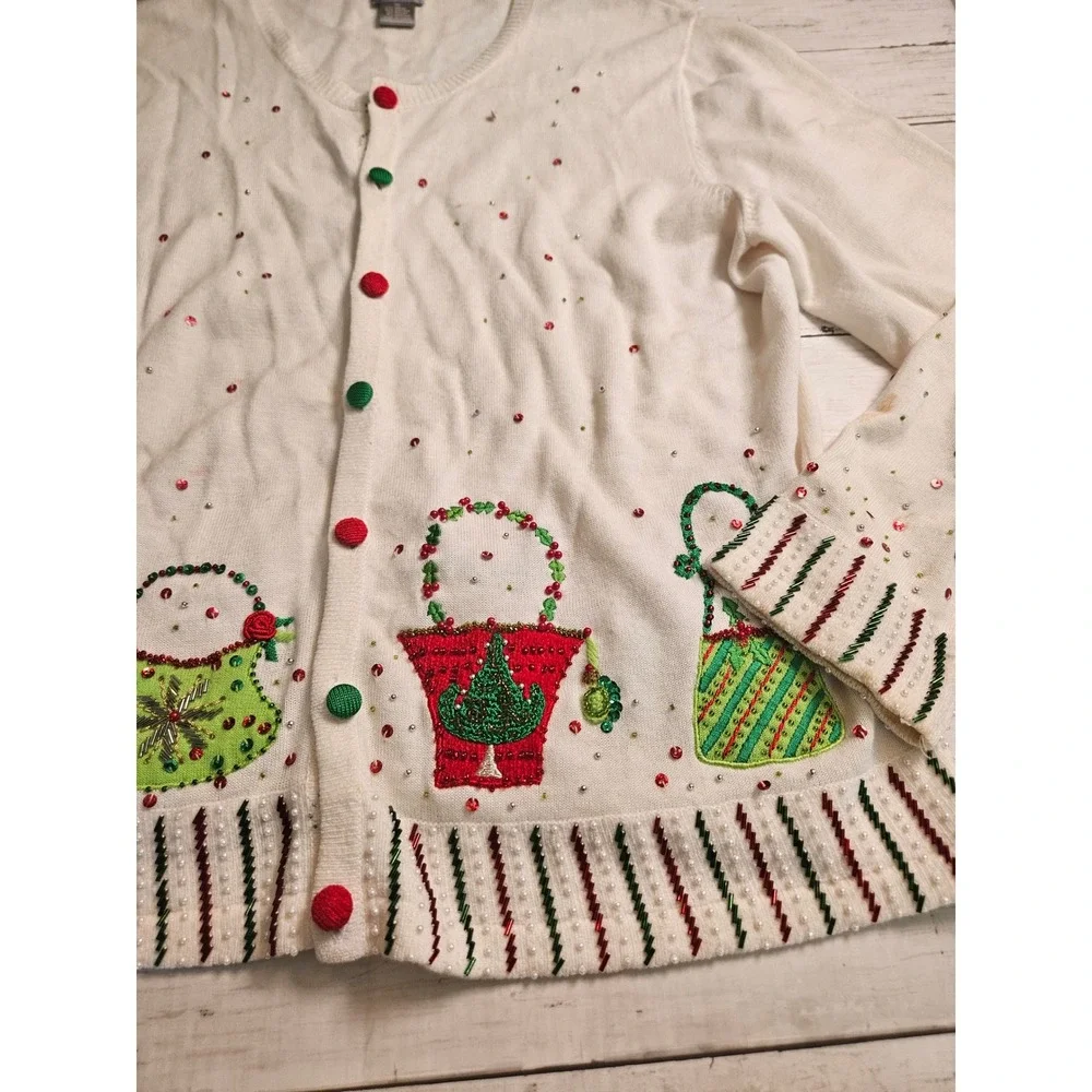 berek christmas cardigan