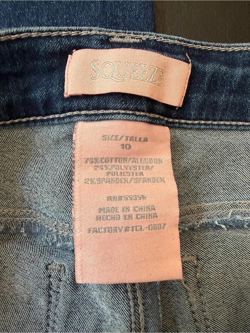 Squeeze stretch denim