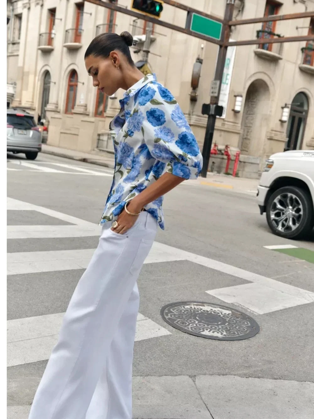 Zara elegant white