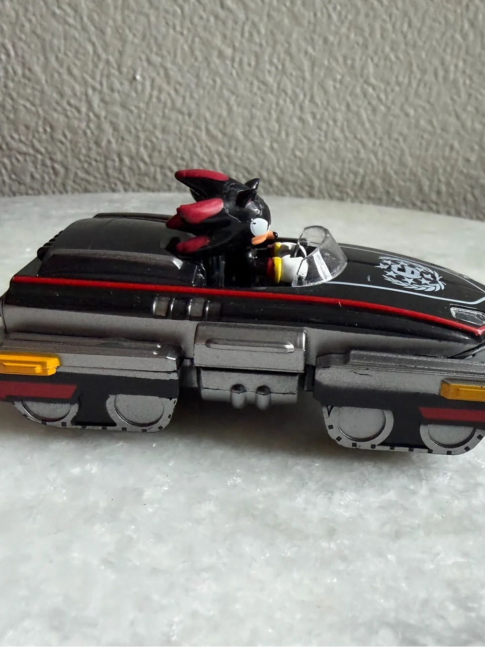 NKOK Sega Sonic the Hedgehog SHADOW All-Stars Racing Pull-Back Black Race Car