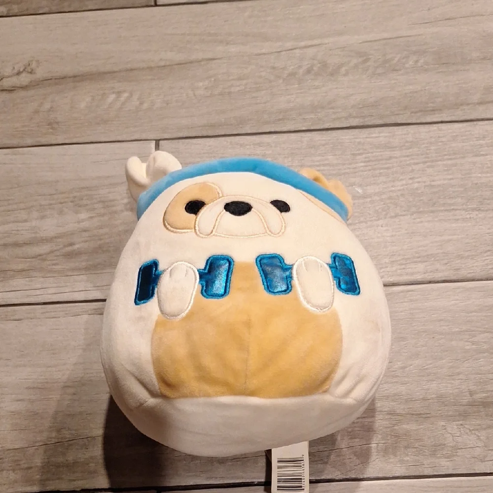 🦔Squishmallows Brock The Bulldog 8 Inch Plush🐬