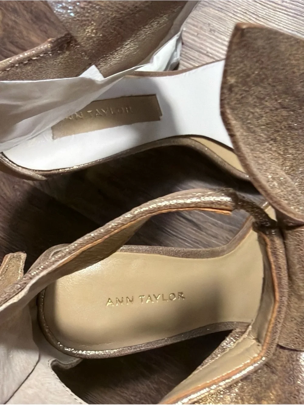 Ann Taylor elegant gold