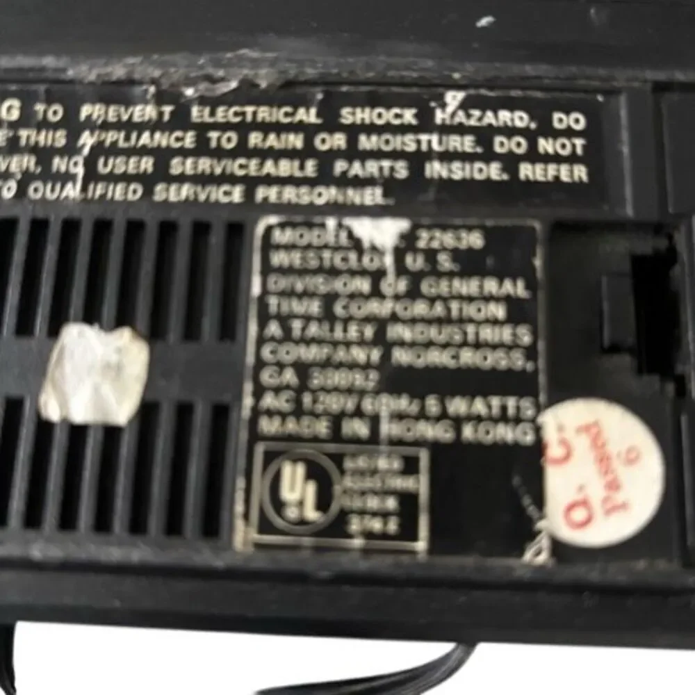 Westclox model 22636