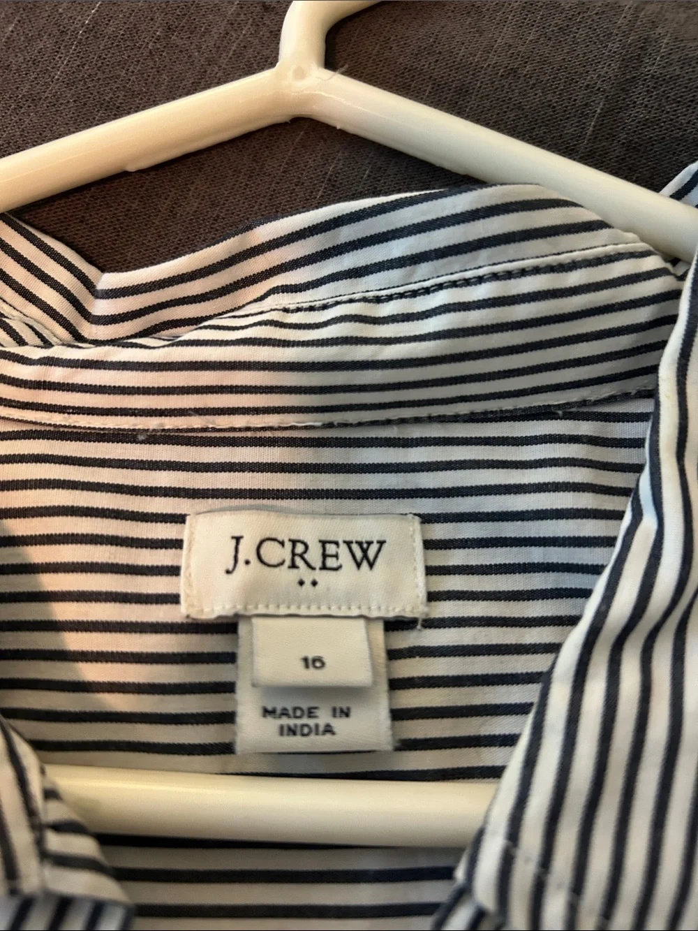 J. Crew breezy closure white