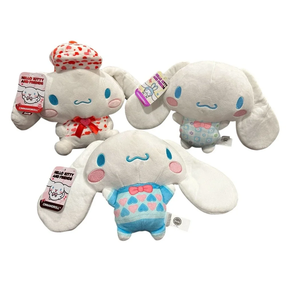 New Hello Kitty Friends Sanrio Cinnamoroll Valentines Heart‎ Outfit (Lot of 3)