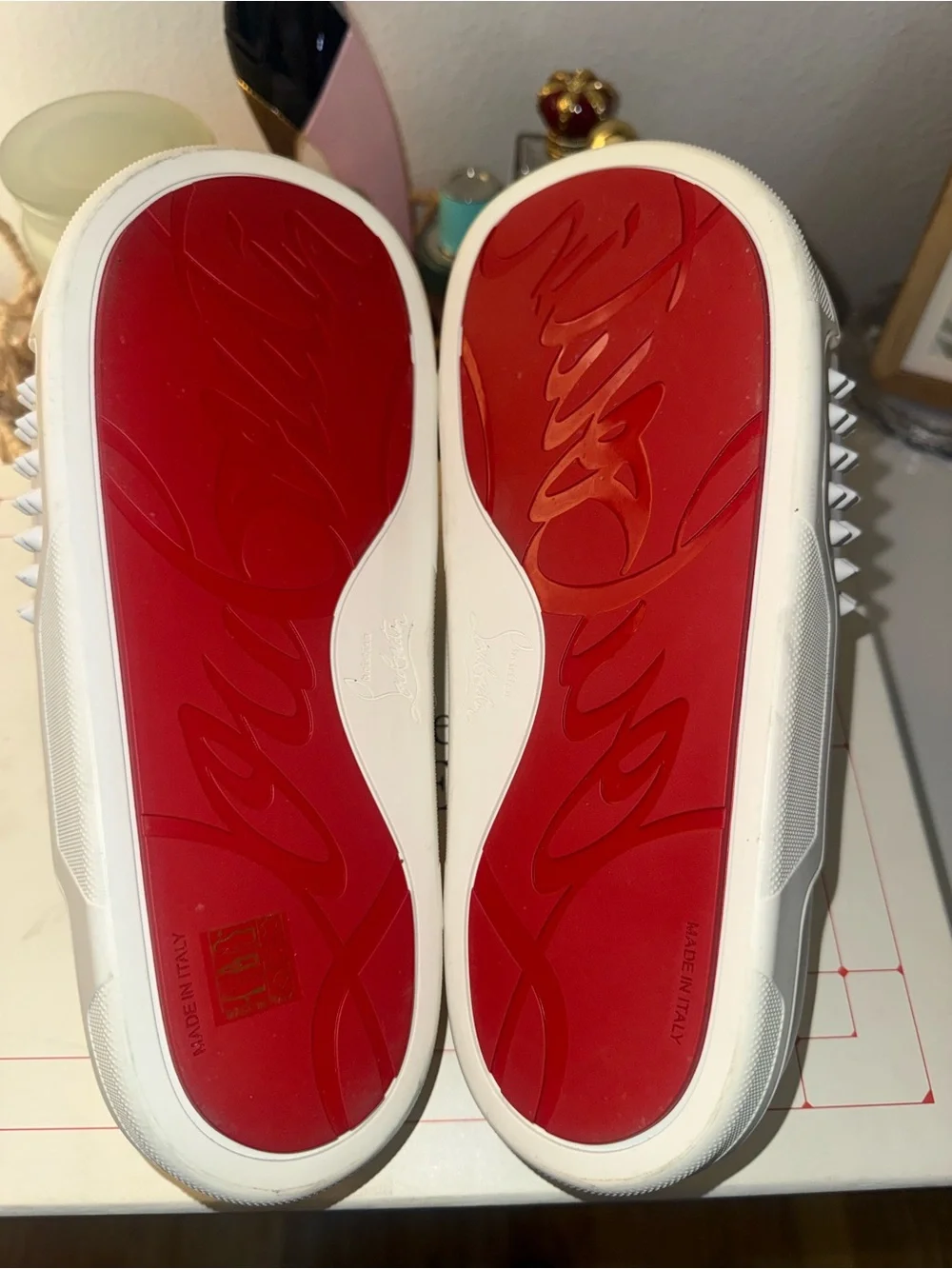 Christian Louboutin white single