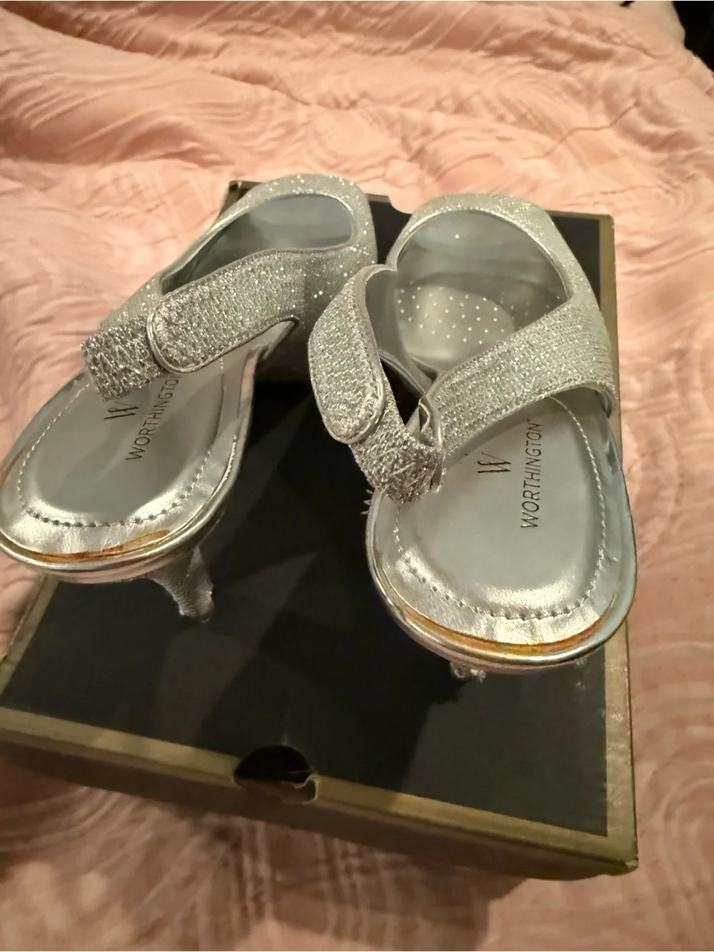 Worthington shimmering silver