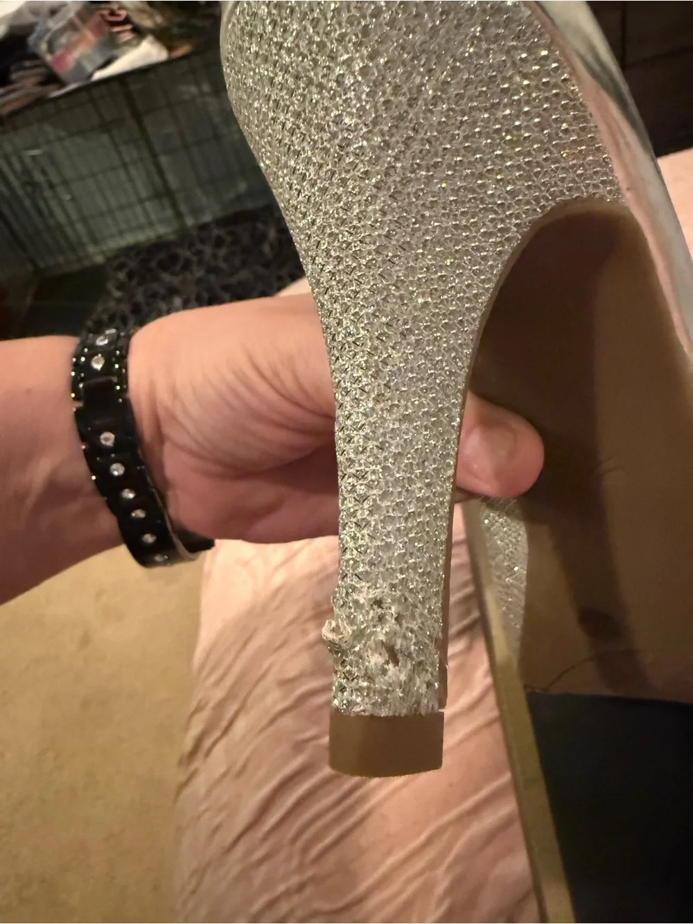 Worthington shimmering silver