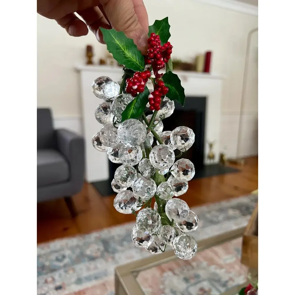 Vintage sparkly clear
