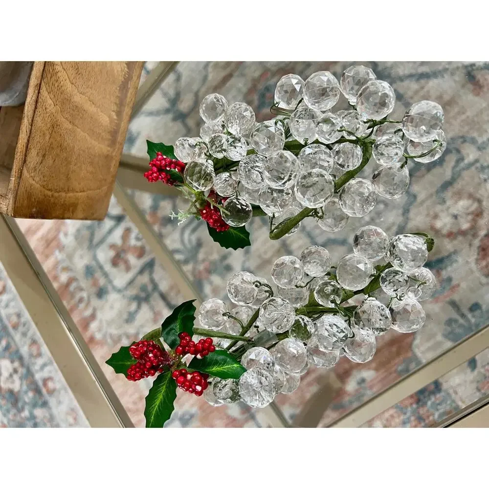 Vintage sparkly clear