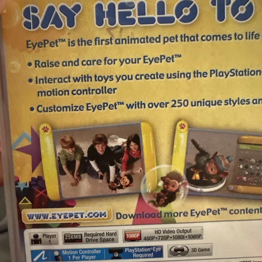 Sony eyepet simulation