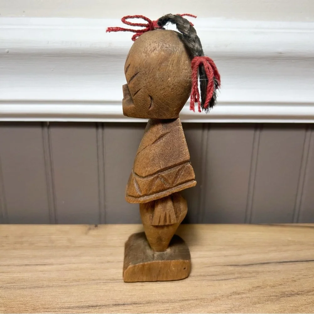 Vintage hand carved