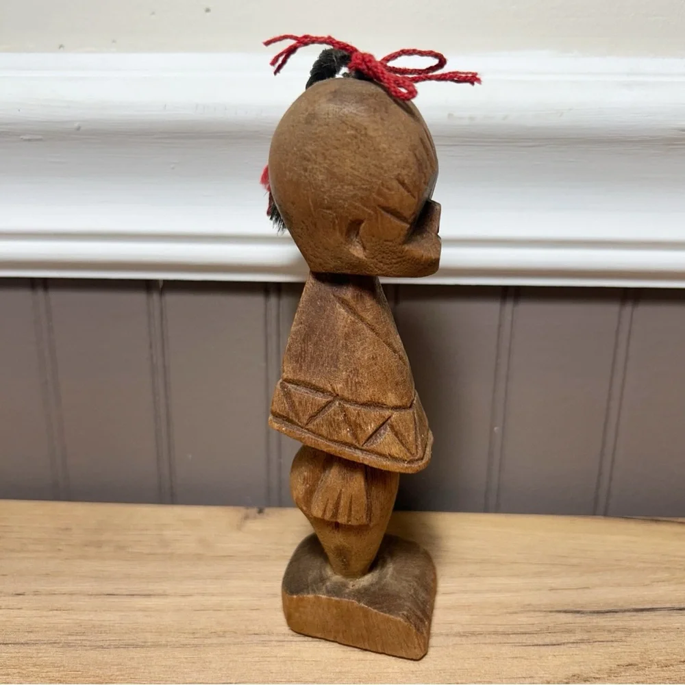 Vintage hand carved
