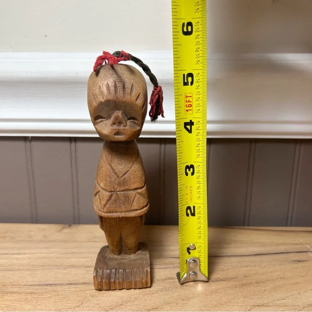 Vintage hand carved