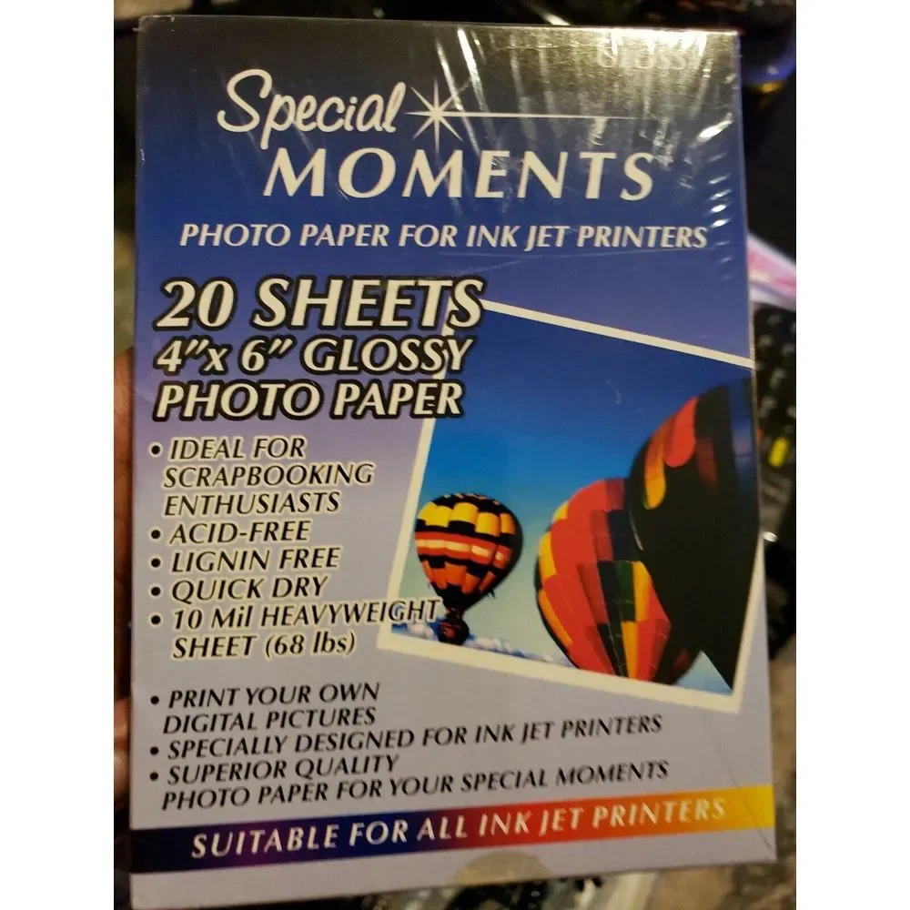 SPECIAL MOMENTS Glossy Photo‎ Paper for Ink Jet, 4
