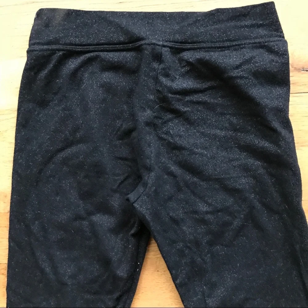 Justice sparkly gray leggings GIRLS