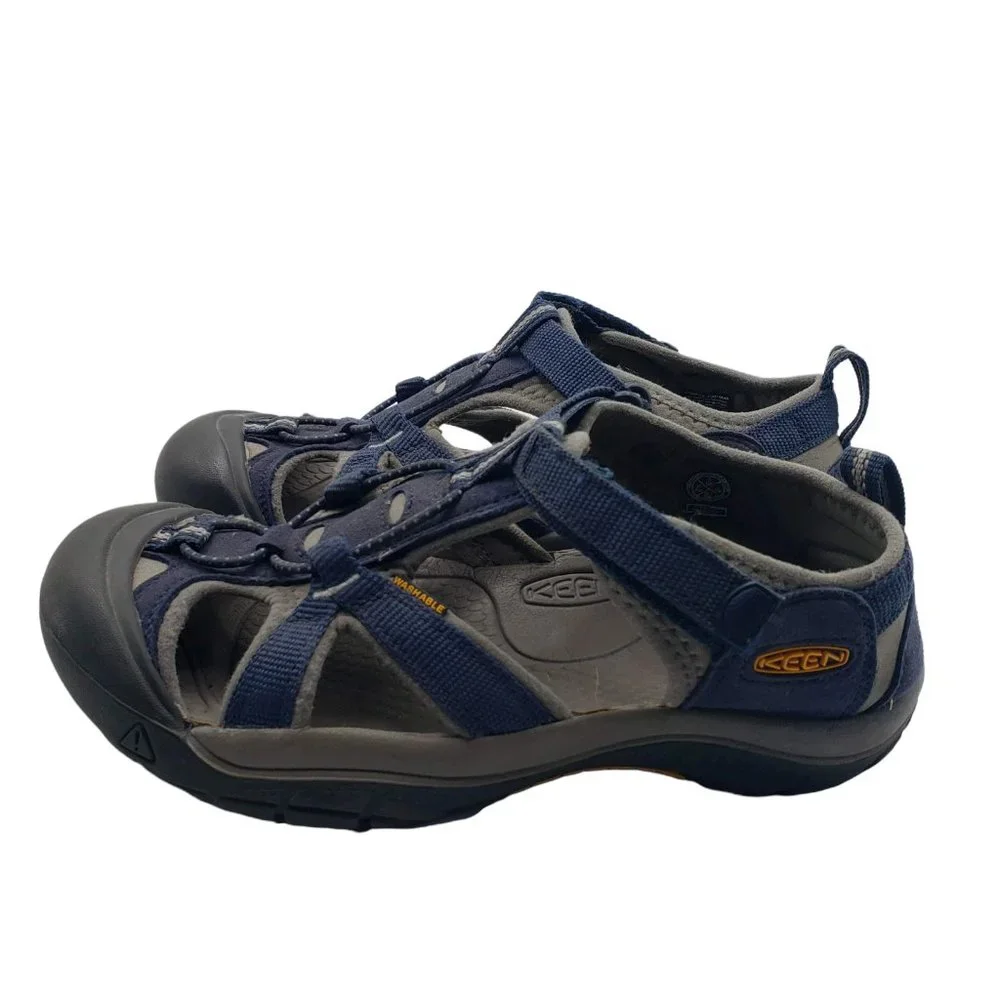 Keen Newport H2 Hiking Sandals Boys Youth Blue Navy 1009962 Waterproof Size 5