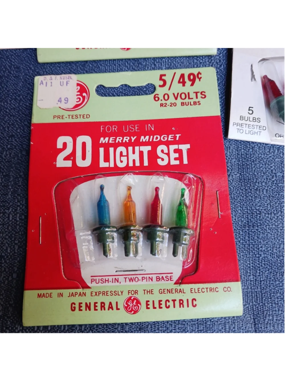 Vintage Mini Light Replacement Bulbs Christmas String Lights Lot See Pictures