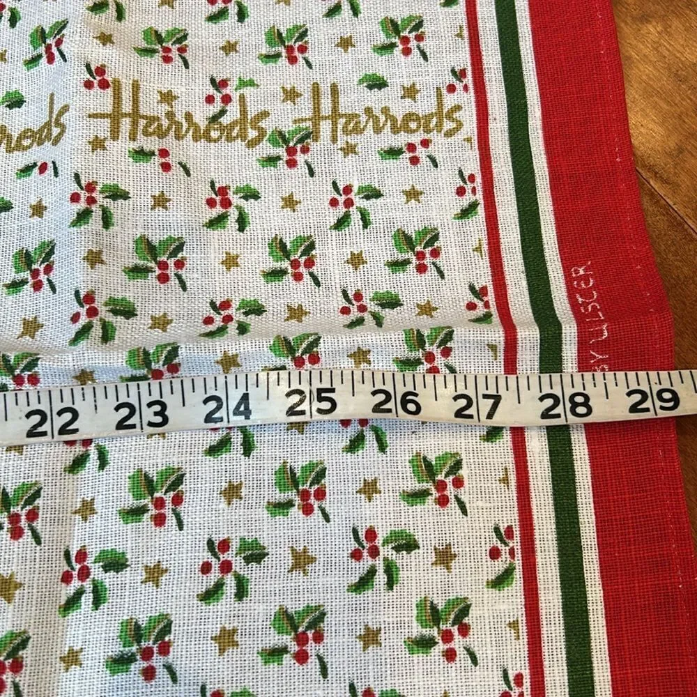 Harrods linen tea