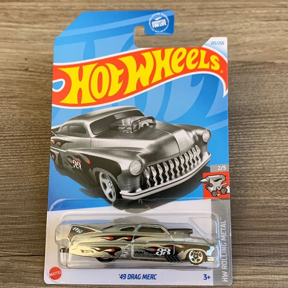Hot Wheels 49 Drag Merc Rolling Metal Hotwheels Mercury Dragster Race Car New