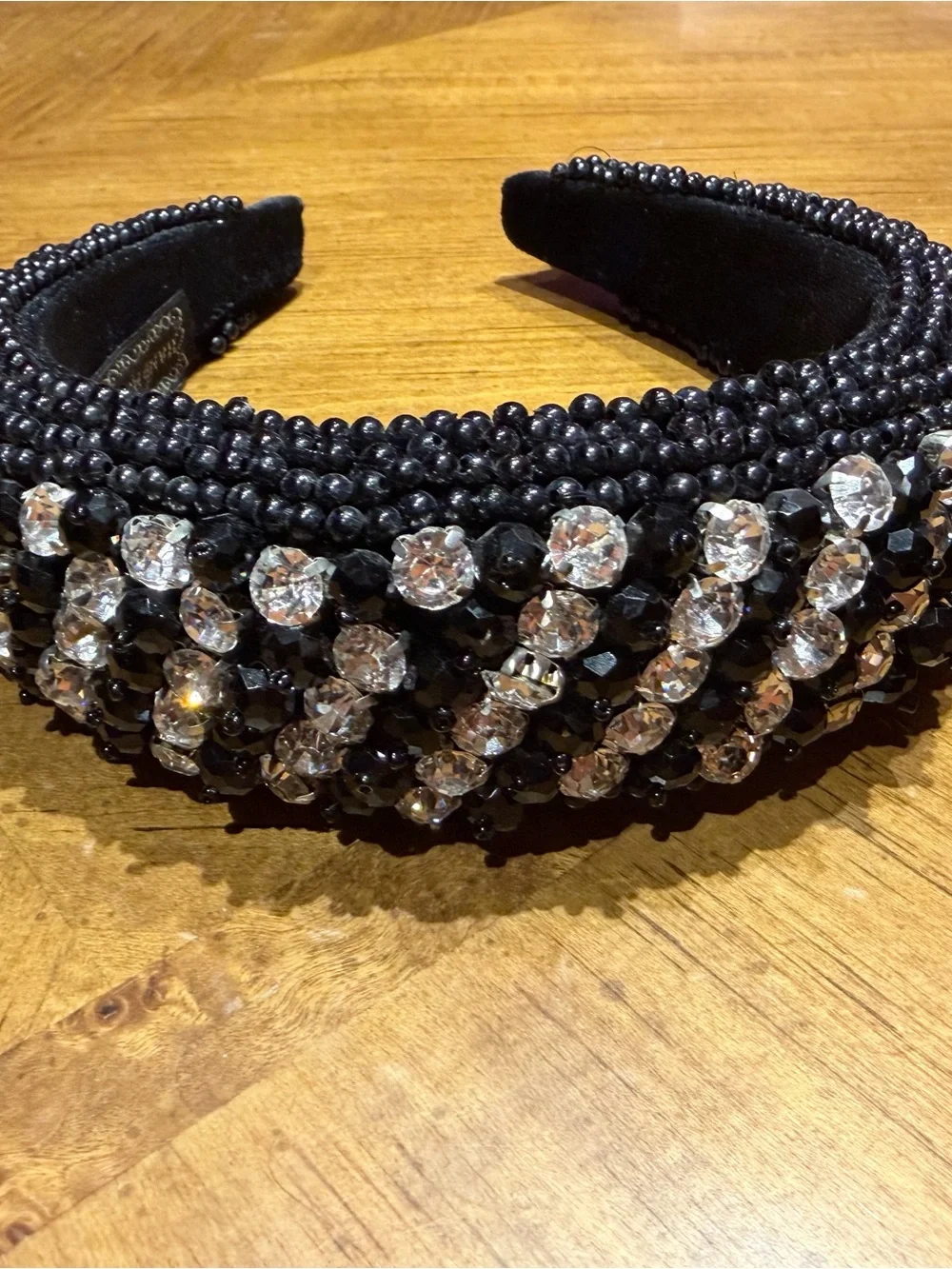 Handmade black headband