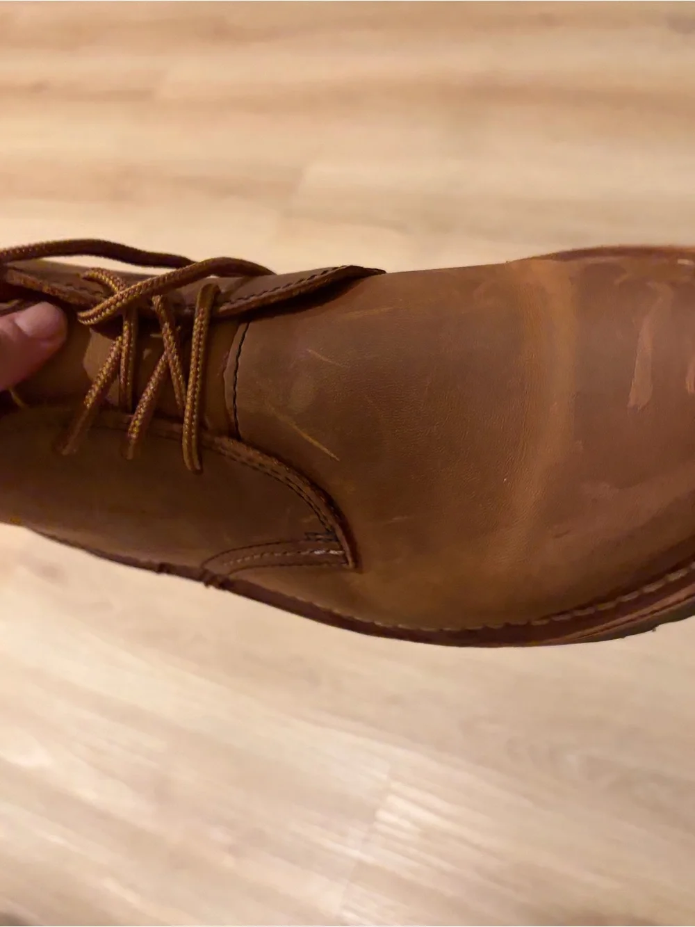 Clarks smooth tan
