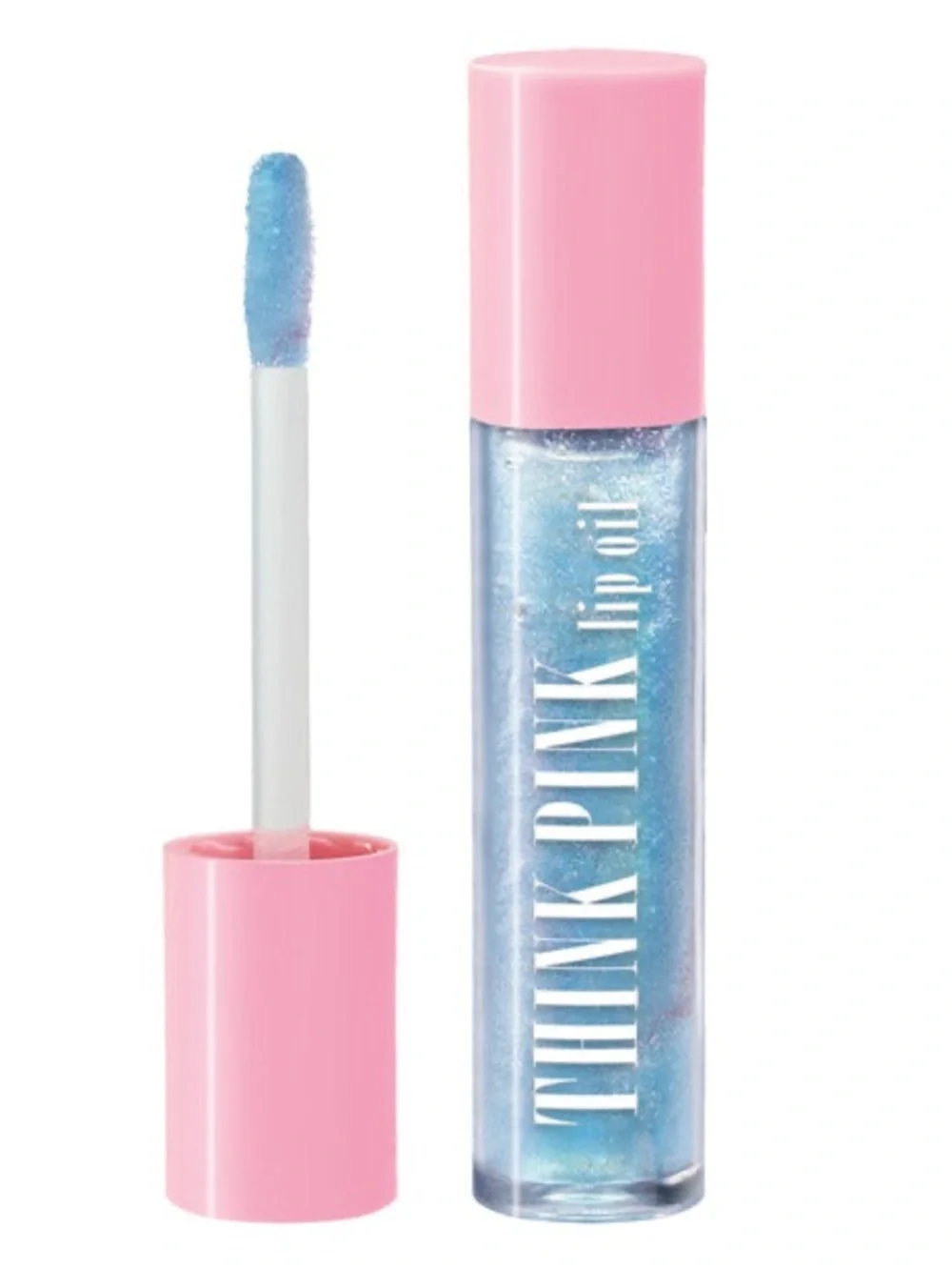 Dermacol Lip Oil Think Pink No. 05 Shade Shimmering Sheer Blue