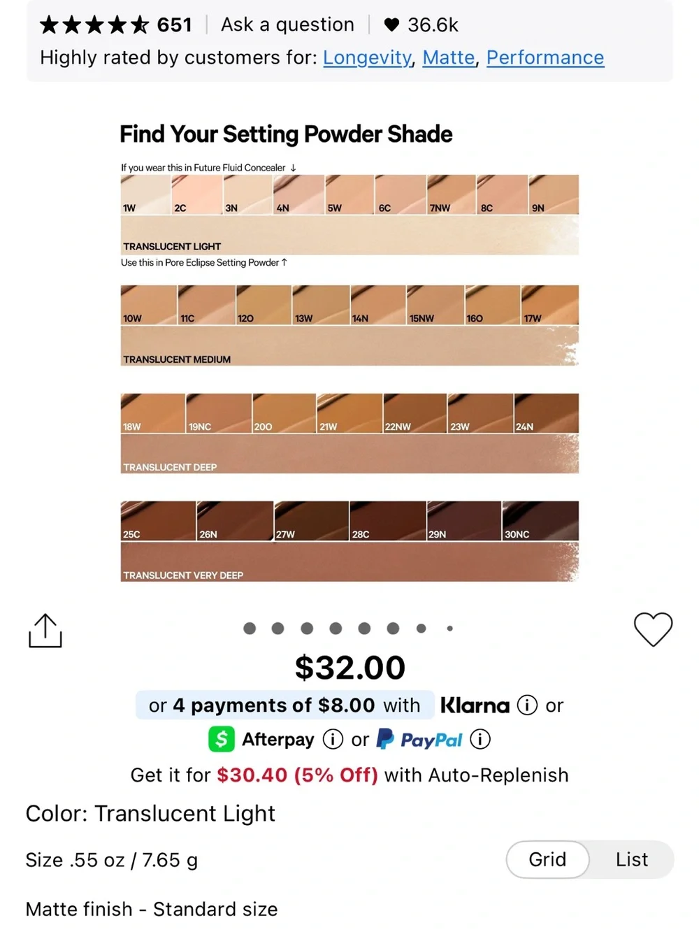 Milk Makeup lightweight loose