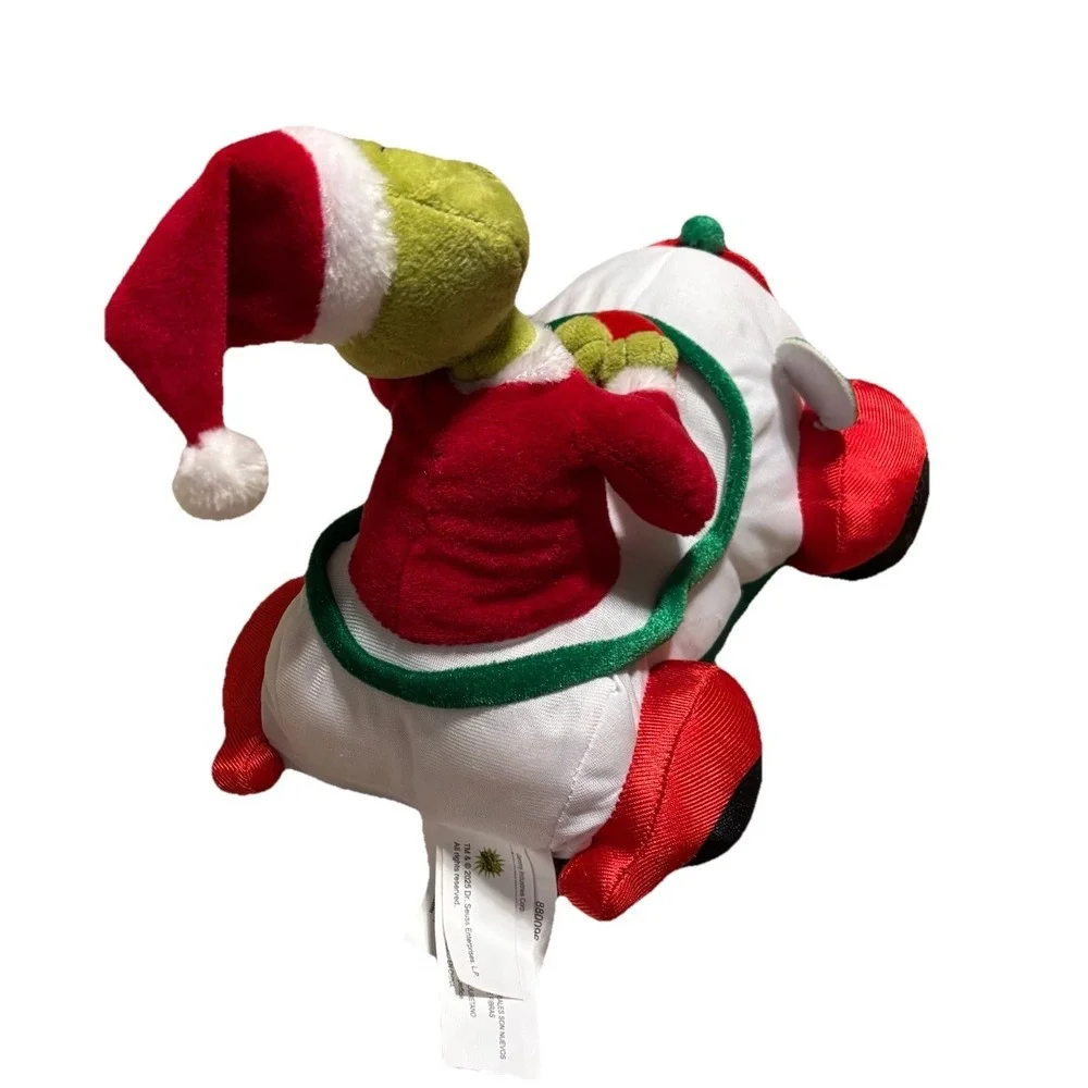 Dr Seuss The Grinch Animated Riding in White Car Your A‎ Mean One GemmyPlush