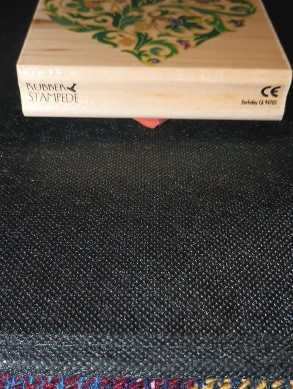 Ornate Heart stamp By Rubber Stampede