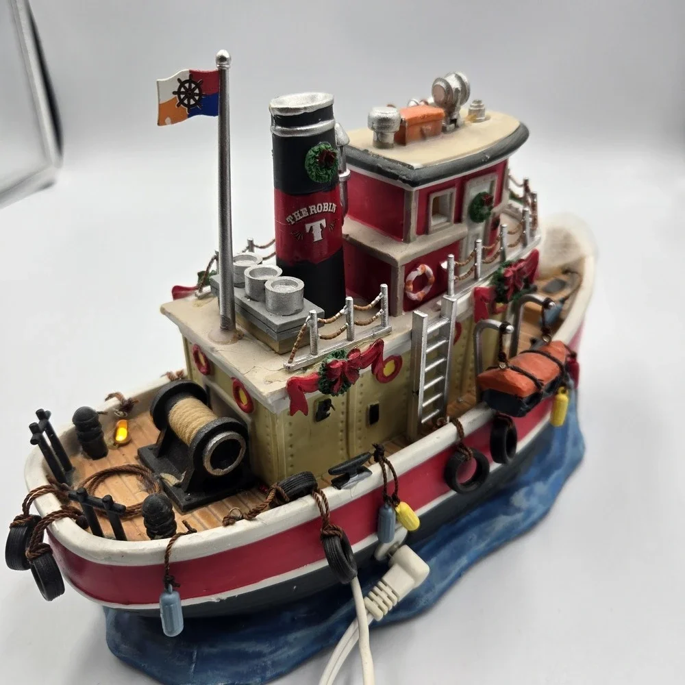Lemax beautiful boat