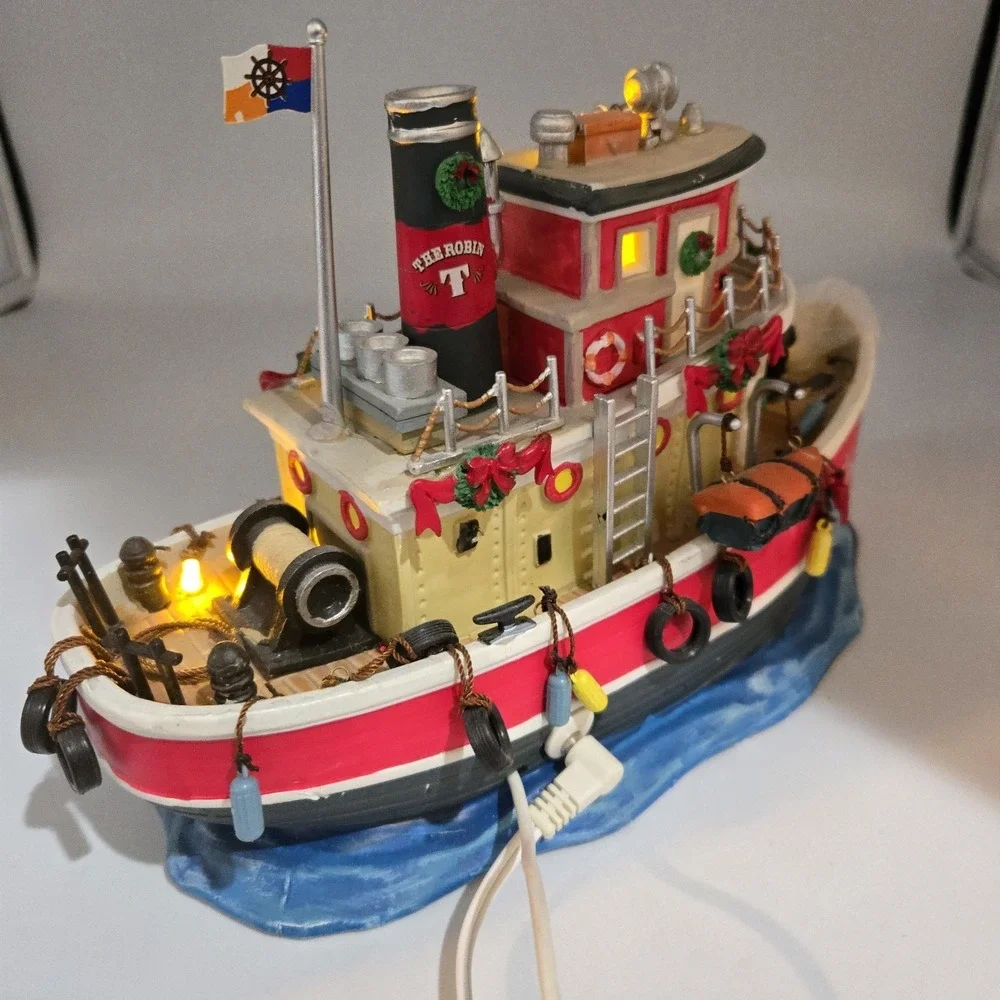 Lemax beautiful boat