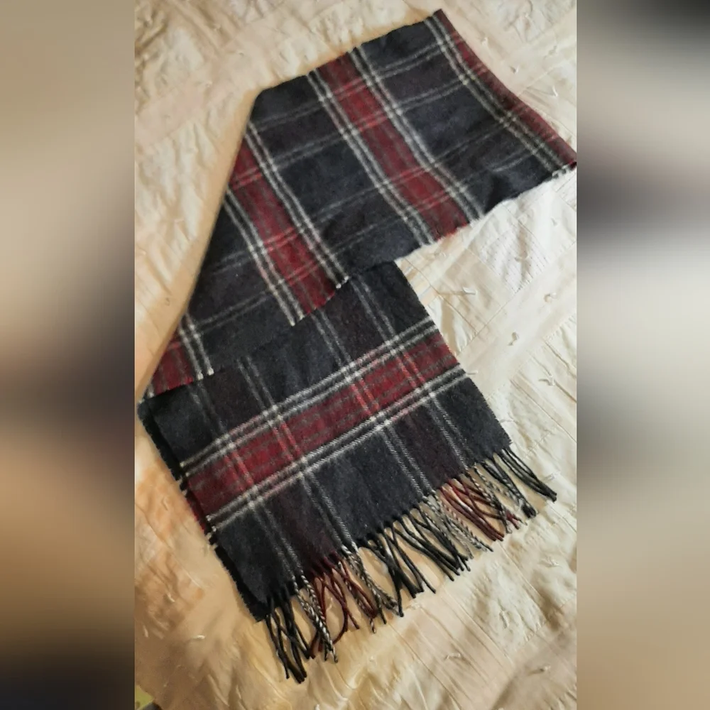 🍁JOSEPH & LYMAN🍂Plaid Cashmere Scarf