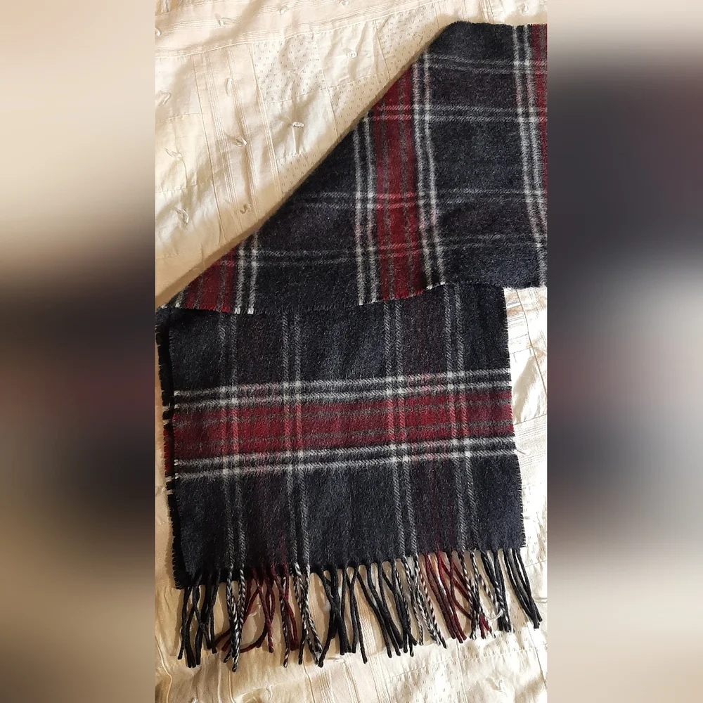 🍁JOSEPH & LYMAN🍂Plaid Cashmere Scarf