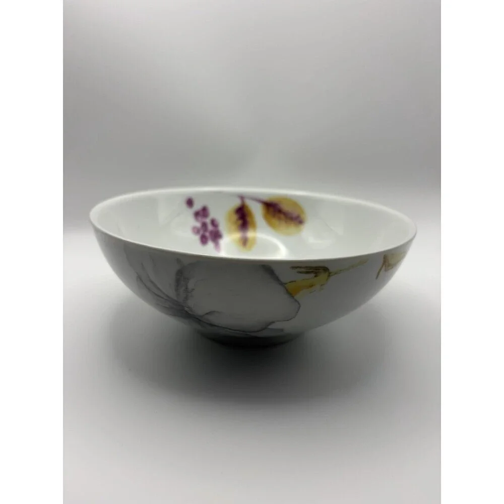 Mikasa “Aliza Gris” Bowl Made In Portugal Microwave/Dishwasher Safe