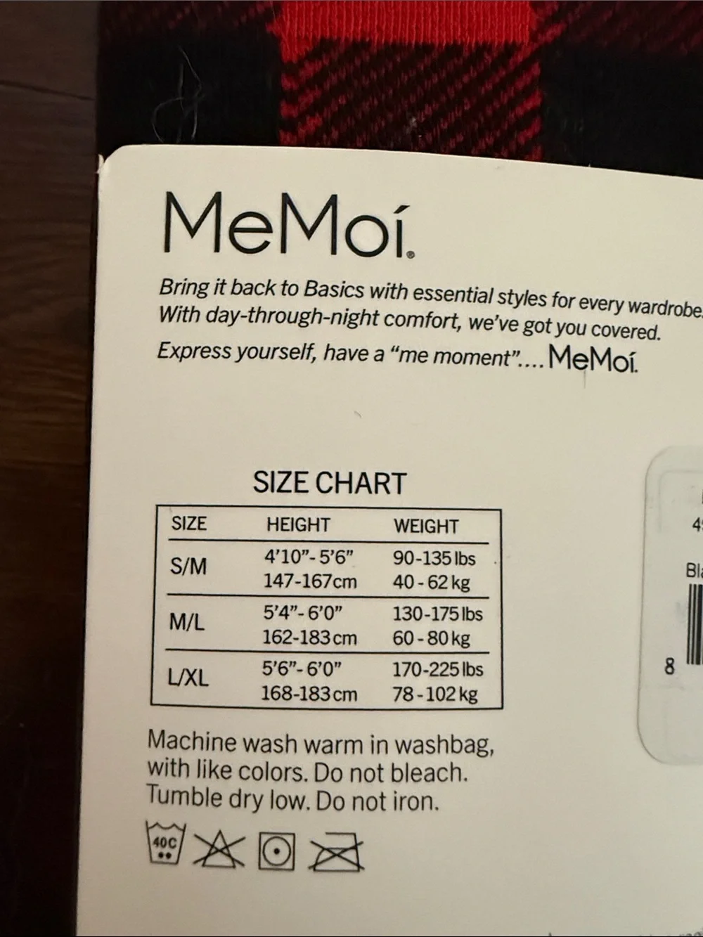 Memoi black red