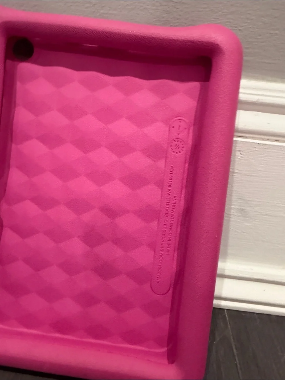 Amazon Fire 7” in Kids Tablet Drop Protective Case in Bright Pink