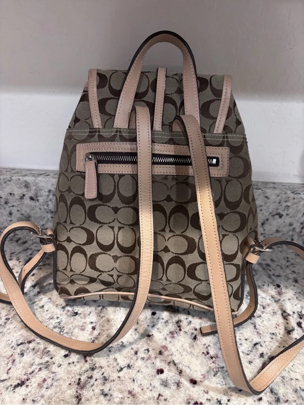 Coach backpack signature
