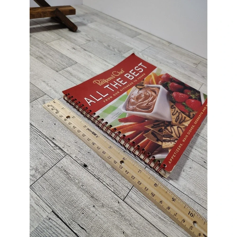 Pampered Chef All the Best 2003 Spiral Bound Cookbook Recipes Kitchen Party Retr