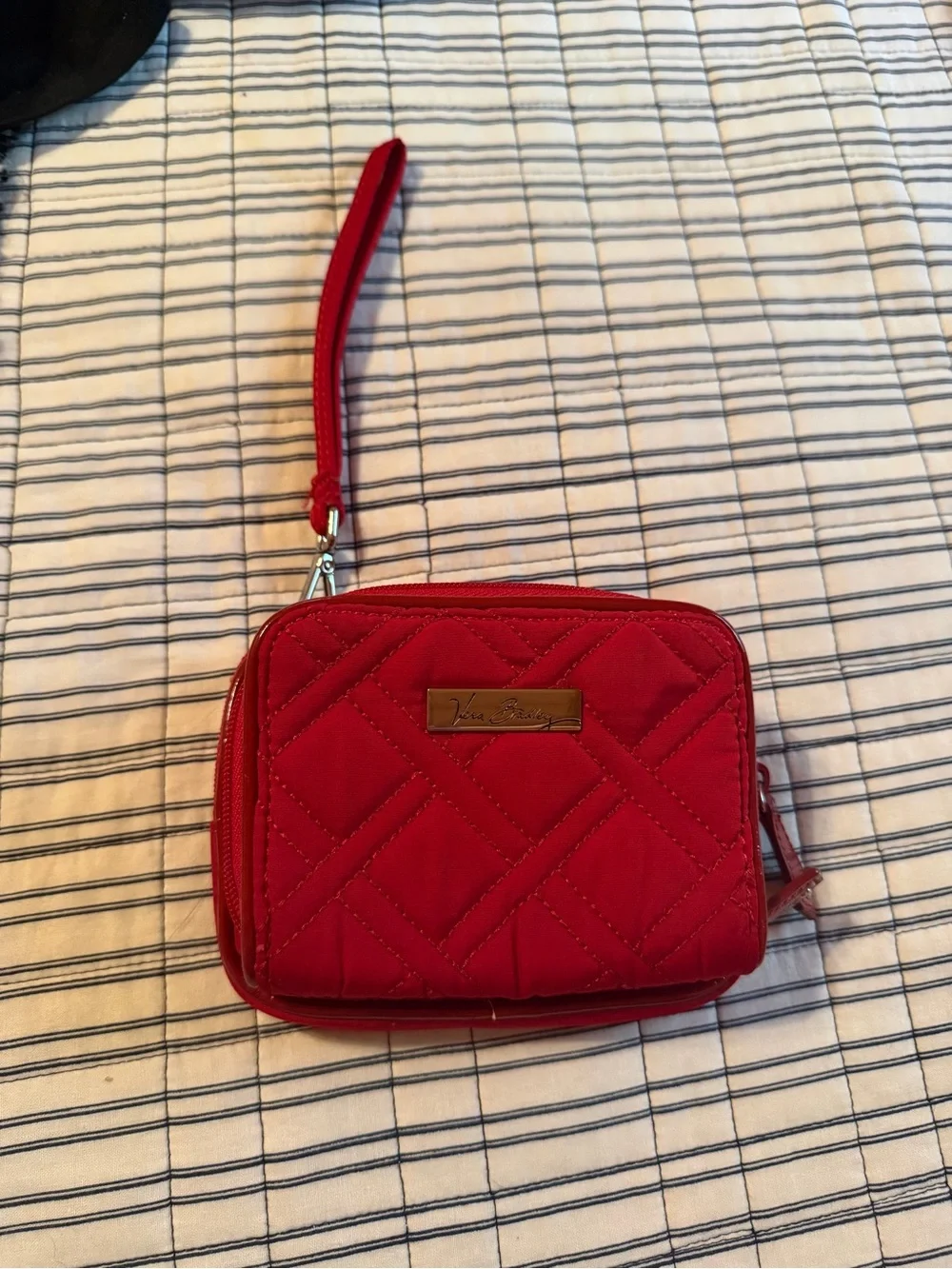 Vera Bradley red quilted